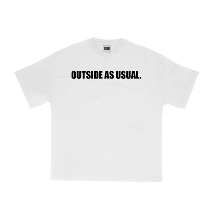 OUTSIDE AS USUAL TEE