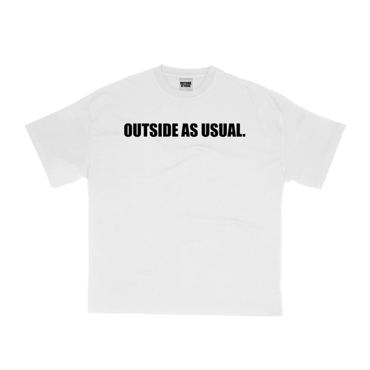 OUTSIDE AS USUAL TEE